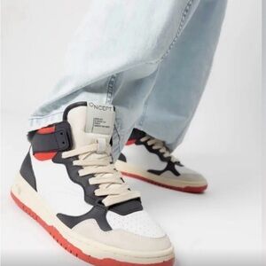 OnCept White, Navy and Red  Sneakers
 Never worn, no longer available size 8
